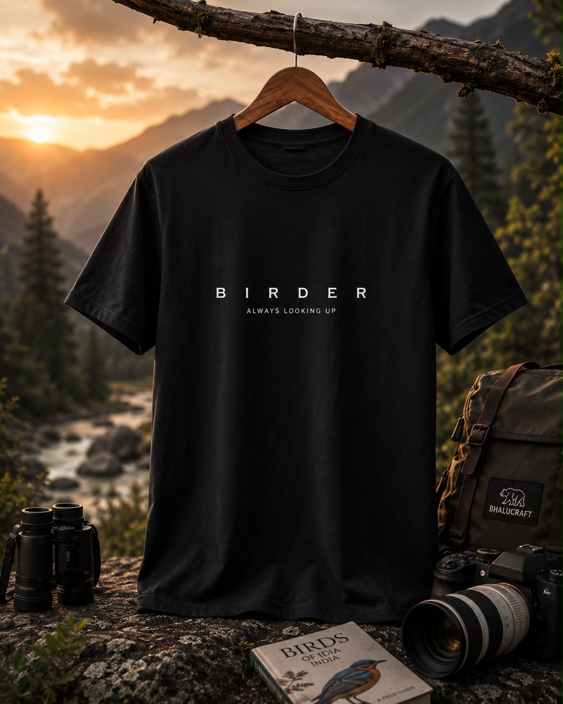 Birder Black t-shirt